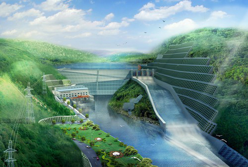 白沙老挝南塔河1号水电站项目